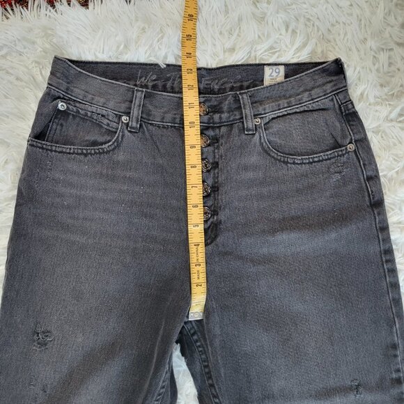 We The Free High Rise 100% Cotton Distressed Jeans - Size 29 - Picture 9 of 13